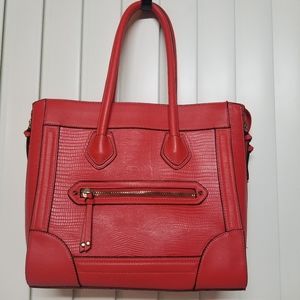Red Aldo leather handbag
